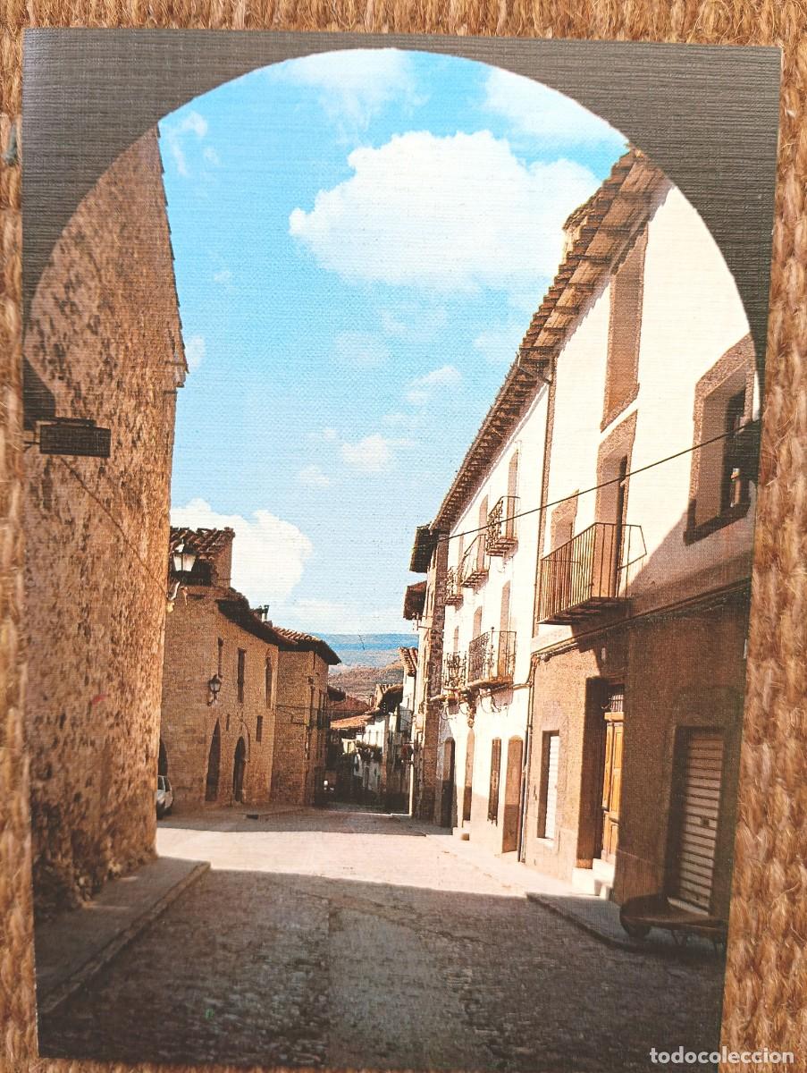 Postales: CANTAVIEJA - TERUEL - CALLE MAYOR - ED. SICILIA