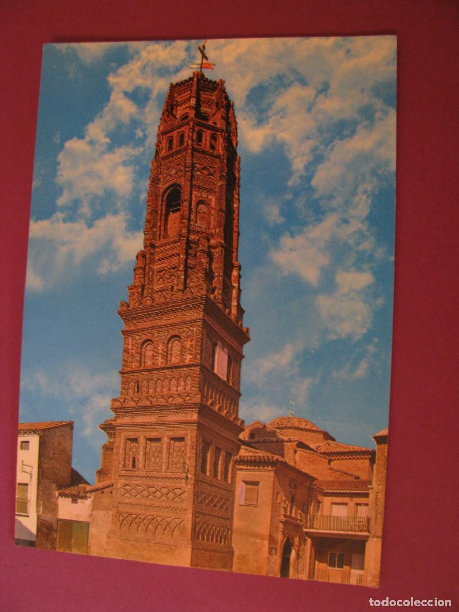 Postales: POSTAL DE ZARAGOZA. TORRE DE UTEBO. JOYA DEL MUDEJAR ARAGONES. ZERKOWITZ. CIRCULADA