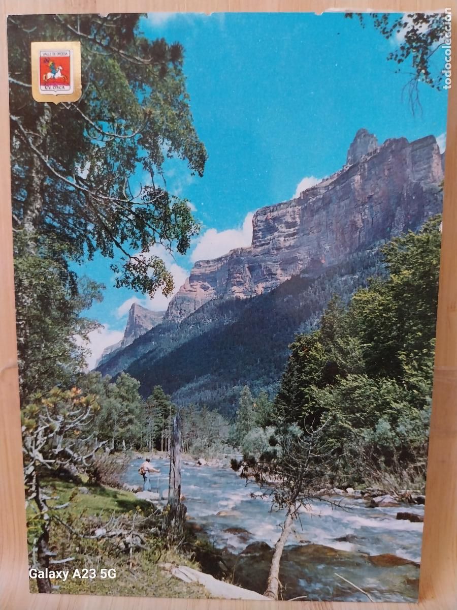 Postales: ORDESA RIO ARAZAS VALLASAN PICO GALLINAZO ED FISA 424