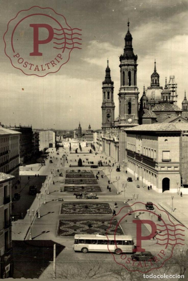 Postales: ZARAGOZA. Plaza De Las Catedrales Y Templo Metropolitano De Nuestra Se&ntilde;ora Del Pilar. ARAG&Oacute;N. ESPA&Ntilde;A