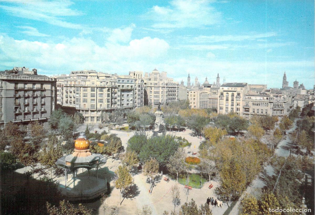 Postales: Postal de la Plaza de Jos&eacute; Antonio en Zaragoza