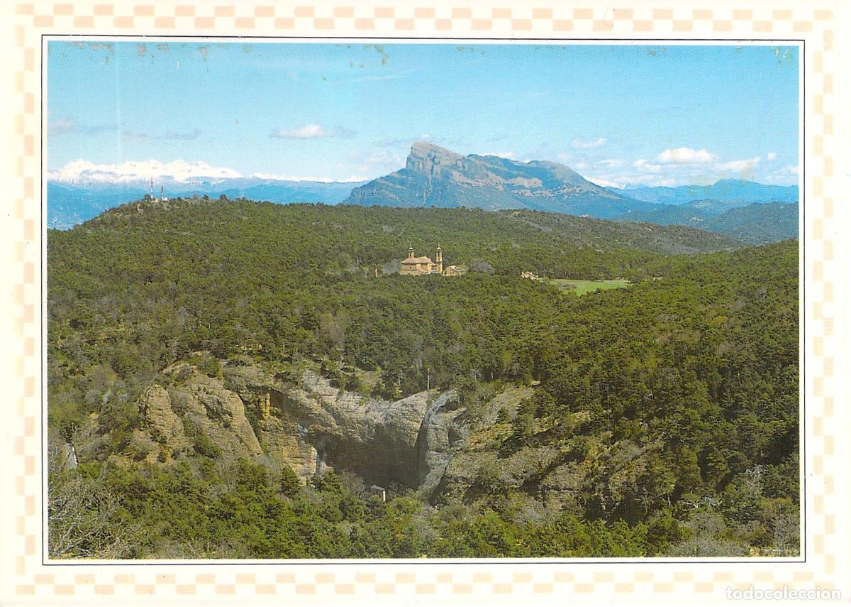 Postales: Postal de San Juan de la Pe&ntilde;a, Monasterios y Pe&ntilde;a Oroel, Huesca