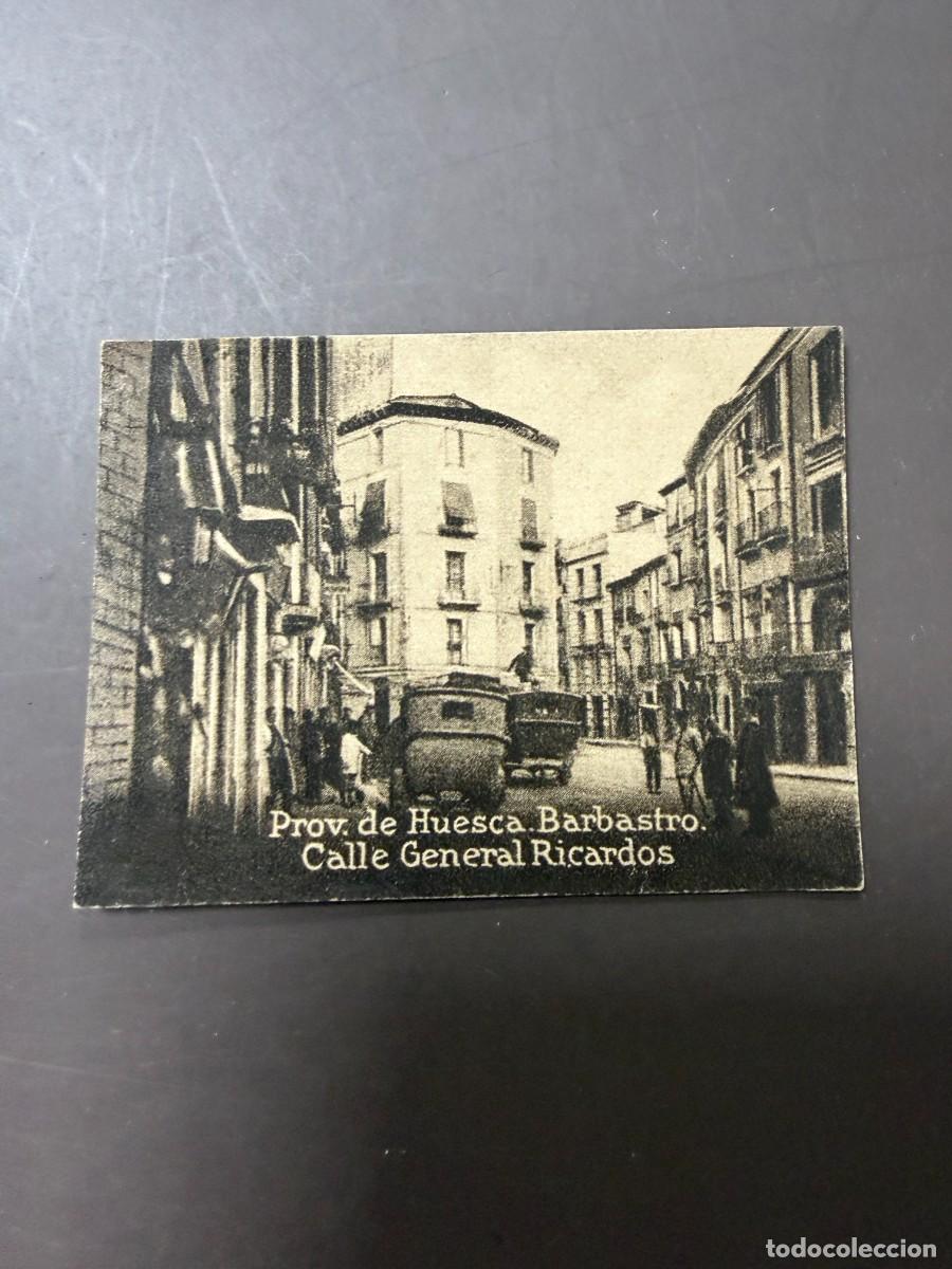 Postales: POSTAL ORIGINAL. D&Eacute;CADA A&Ntilde;OS 30. HUESCA. BARBASTRO. CALLE GENERAL RICARDOS