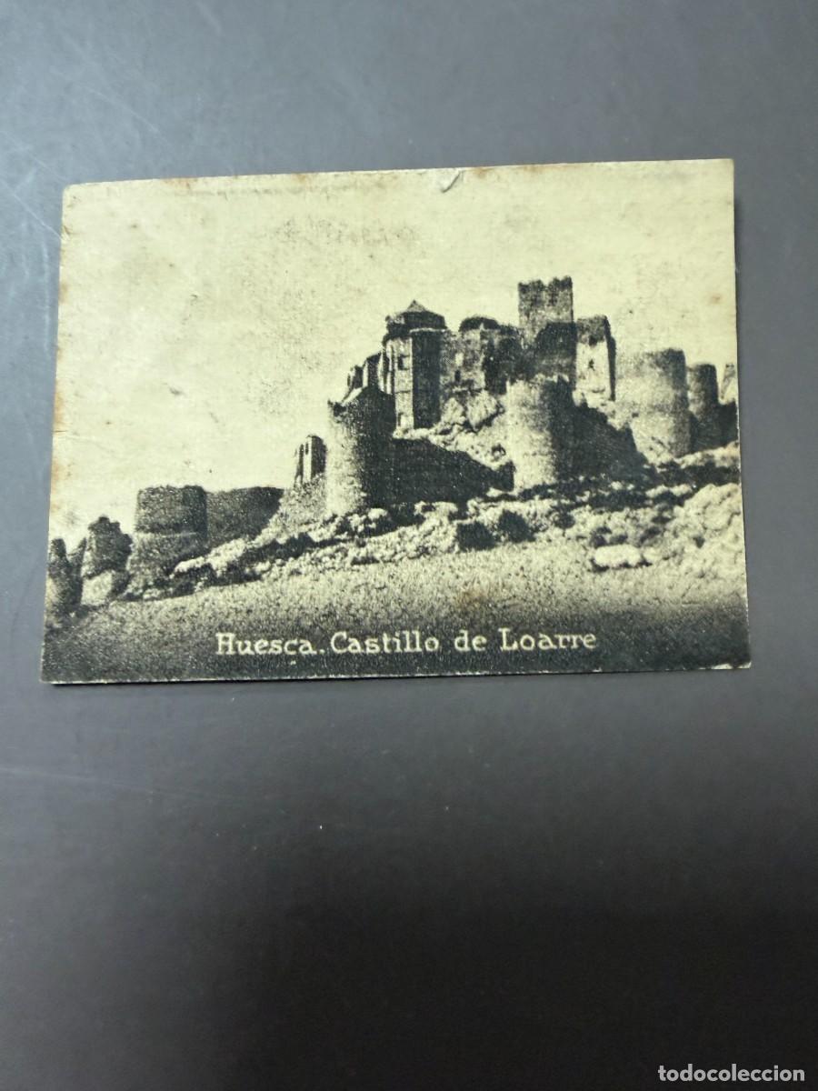 Postales: POSTAL ORIGINAL. D&Eacute;CADA A&Ntilde;OS 30. HUESCA. CASTILLO DE LOARRE