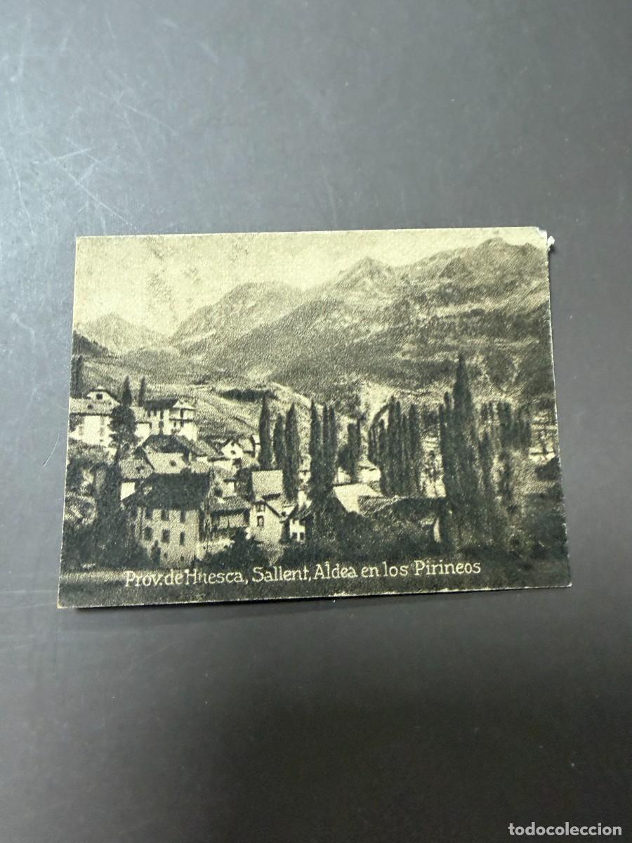 Postales: POSTAL ORIGINAL. D&Eacute;CADA A&Ntilde;OS 30. HUESCA. SALLENT. ALDEA EN LOS PIRINEOS