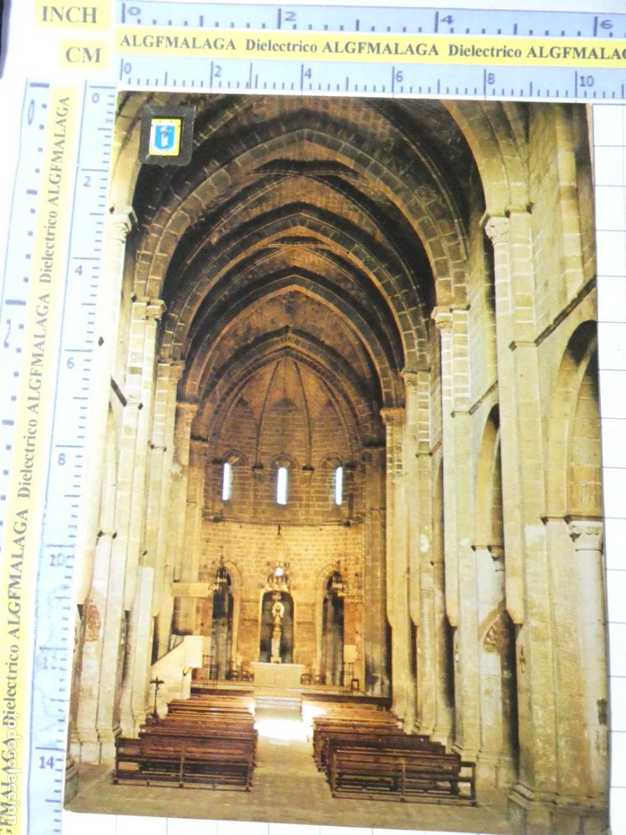 Postales: POSTAL DE ZARAGOZA. A&Ntilde;O 1978. SANTA MAR&Iacute;A DE VERUELA IGLESIA. 4 ESCUDO ORO. 2710