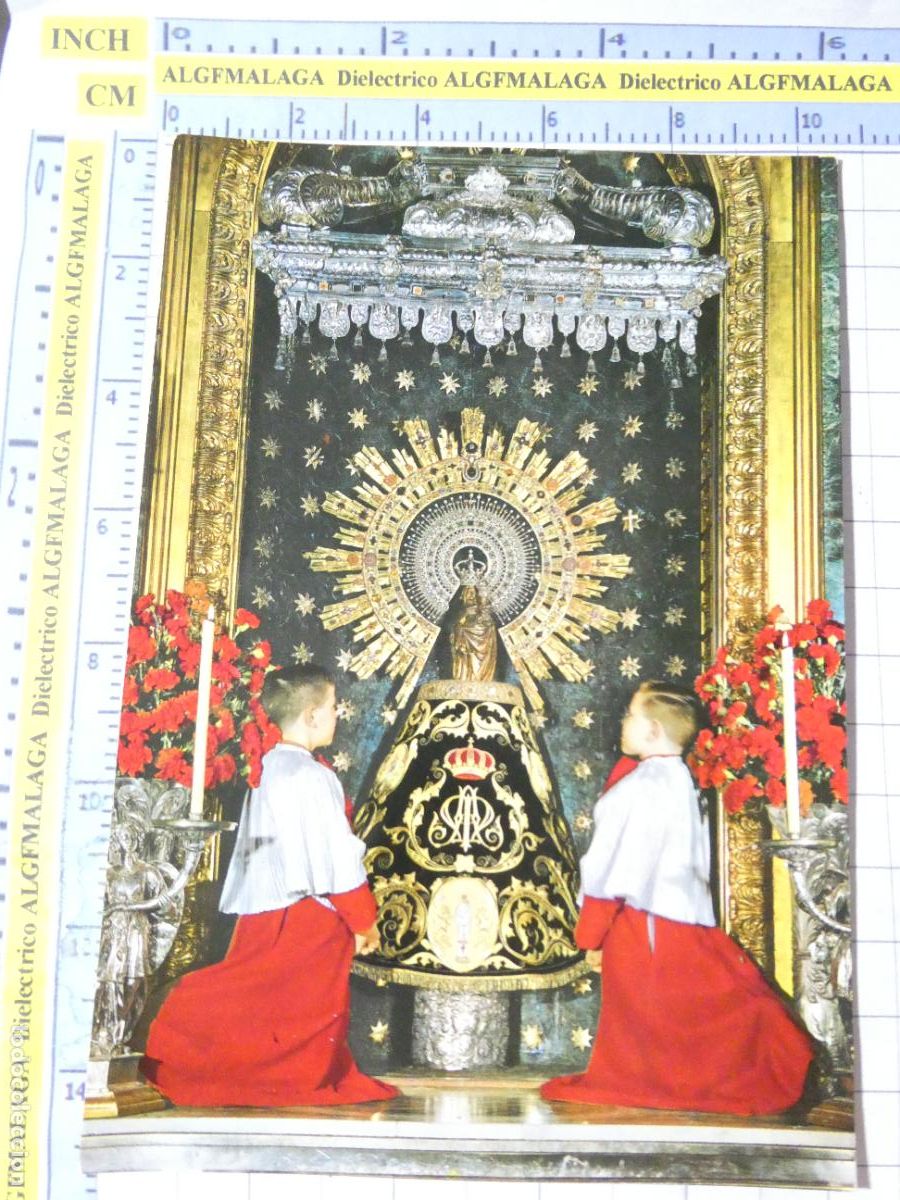 Postales: POSTAL DE ZARAGOZA. A&Ntilde;O 1964. CAMAR&Iacute;N DE NUESTRA SE&Ntilde;ORA DEL PILAR NI&Ntilde;OS 69 GARRABELLA. 2726