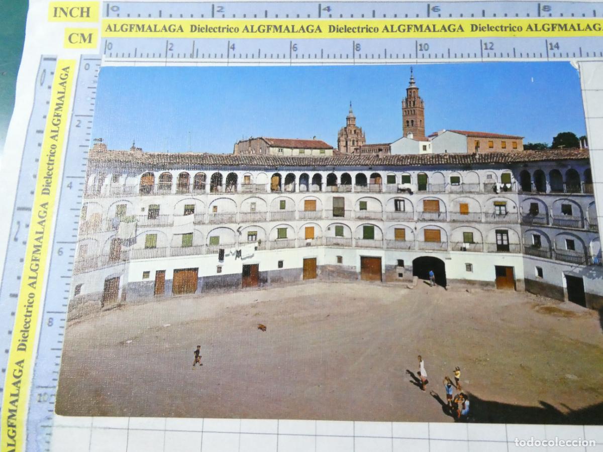 Postales: POSTAL DE ZARAGOZA. A&Ntilde;O 1968. ANTIGUA PLAZA DE TOROS AL FONDO CATEDRAL 7 SICILIA. 2732