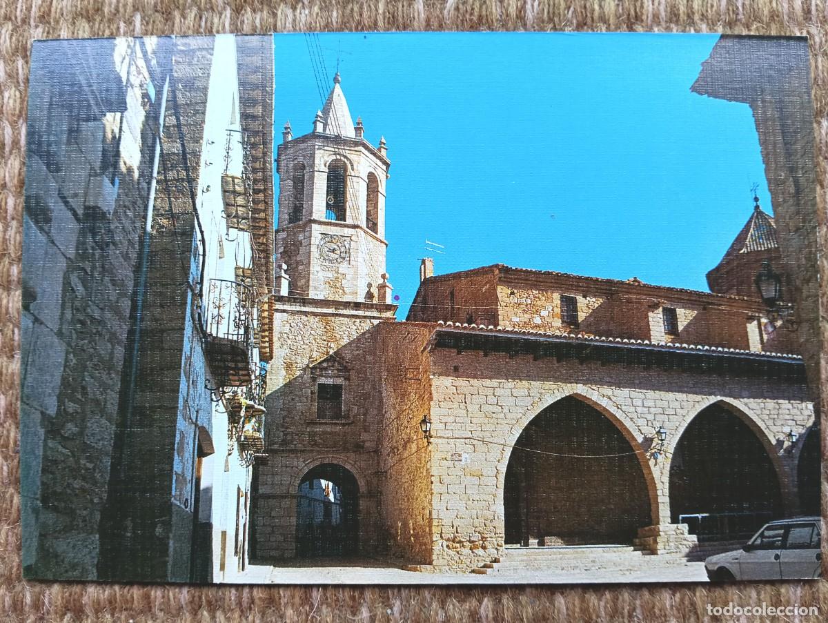 Postales: CANTAVIEJA - TERUEL - PLAZA CRISTO REY - ED. SICILIA
