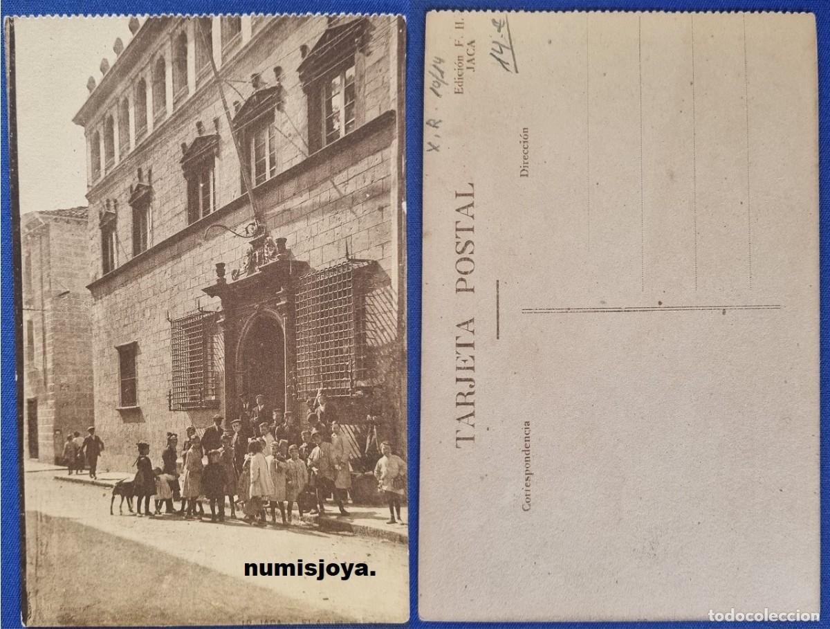 Postales: Postal de Jaca Huesca Espa&ntilde;a a&ntilde;o 1910. EL AYUNTAMIENTO. Ed. HERAS.