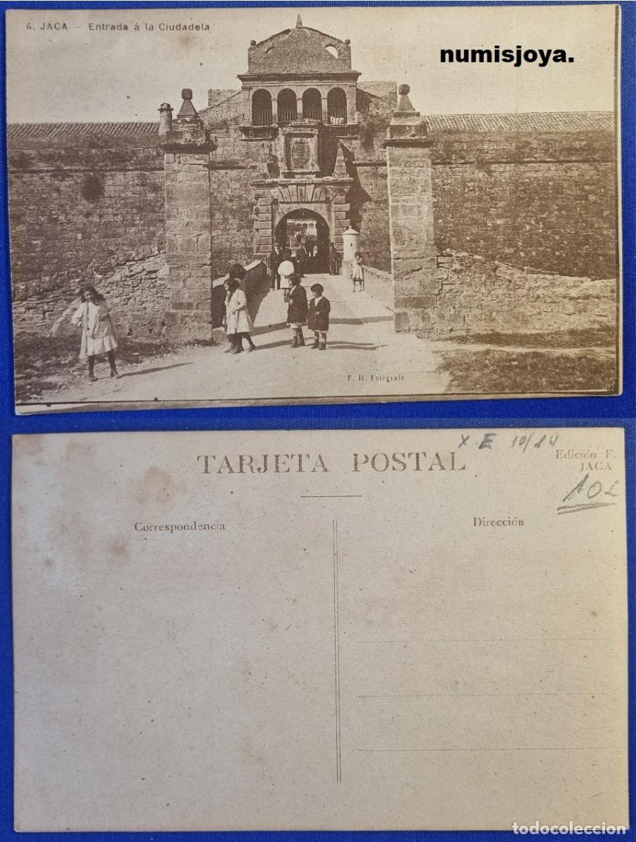 Postales: Postal de Jaca Huesca Espa&ntilde;a a&ntilde;o 1910. Entrada a la Ciudadela. Ed. HERAS.