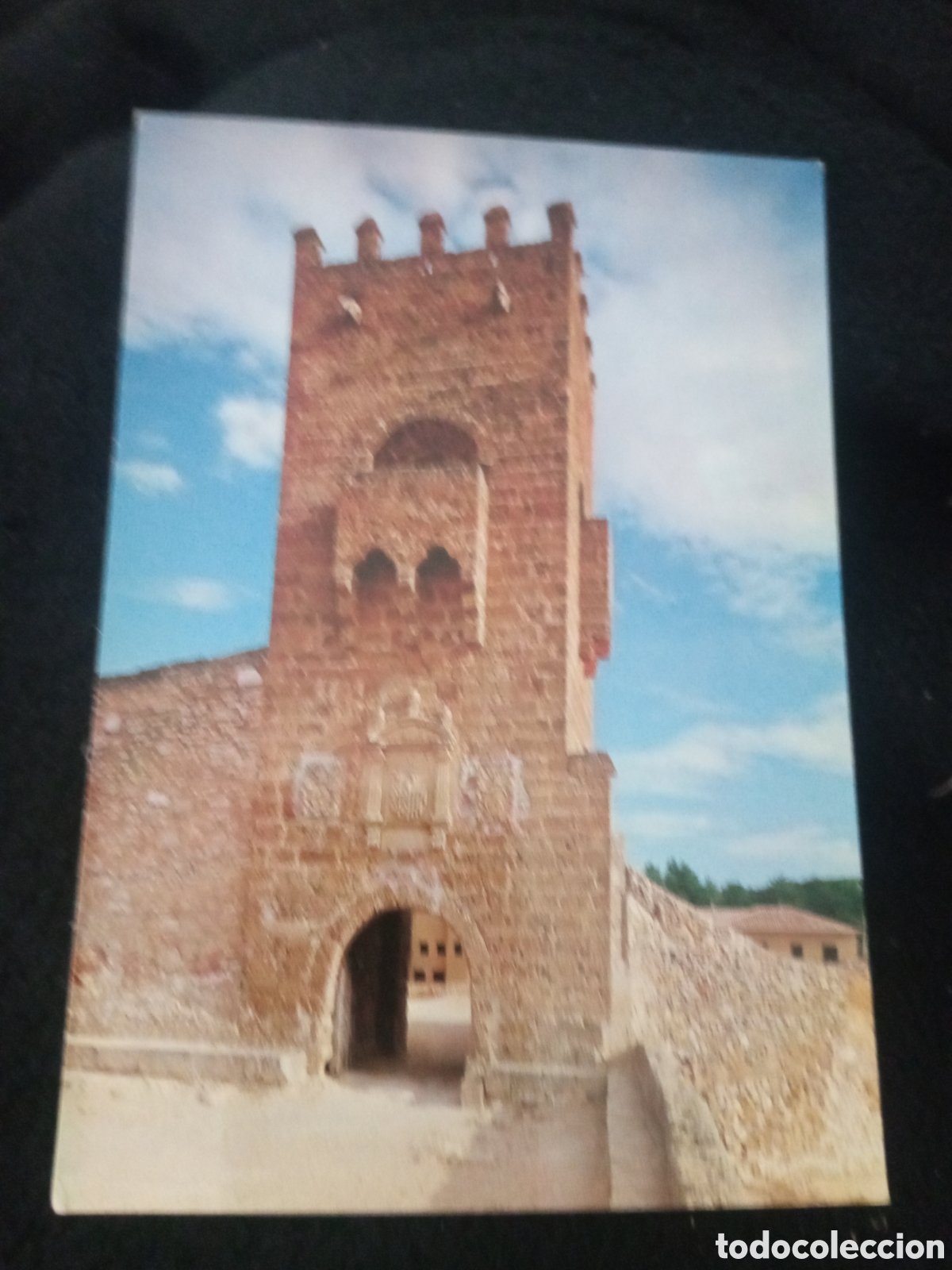 Postales: Antigua postal fotogr&aacute;fica, Monasterio de Piedra, Torre del Homenaje