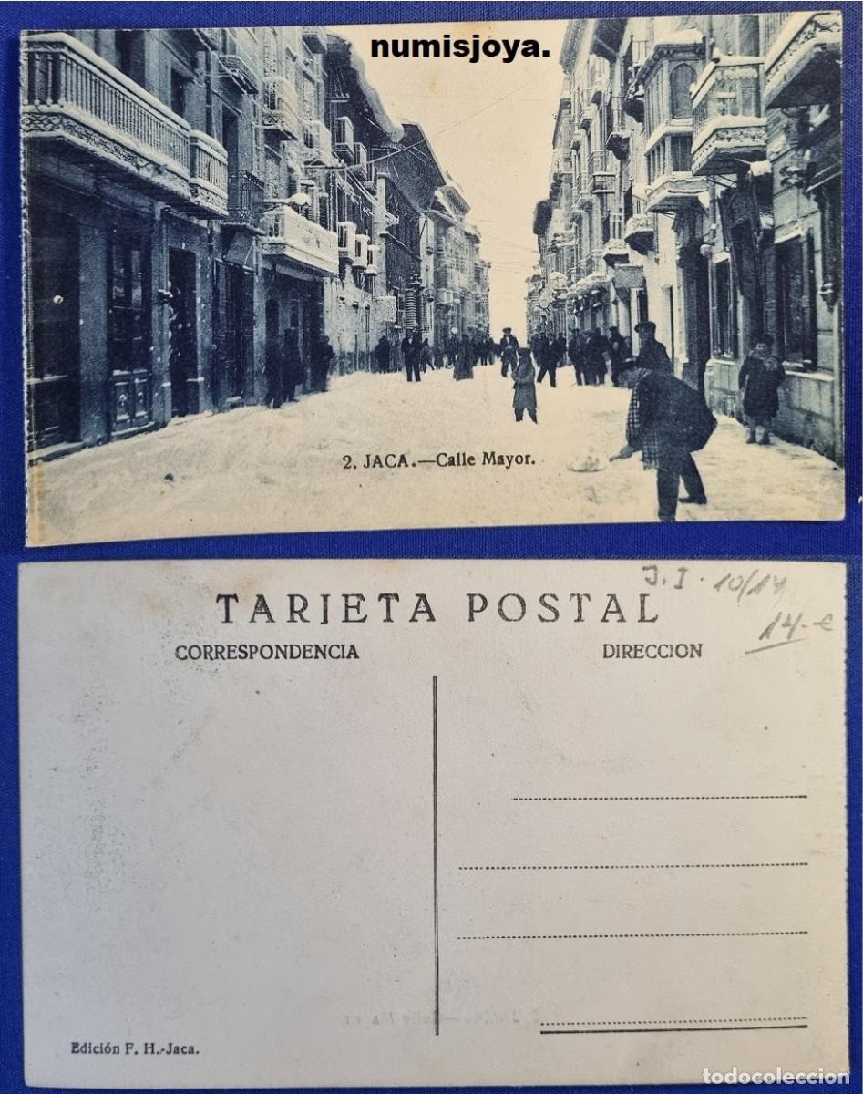 Postales: Postal de JACA Huesca Espa&ntilde;a a&ntilde;o 1910. CALLE MAYOR. Ed. F. HERAS.
