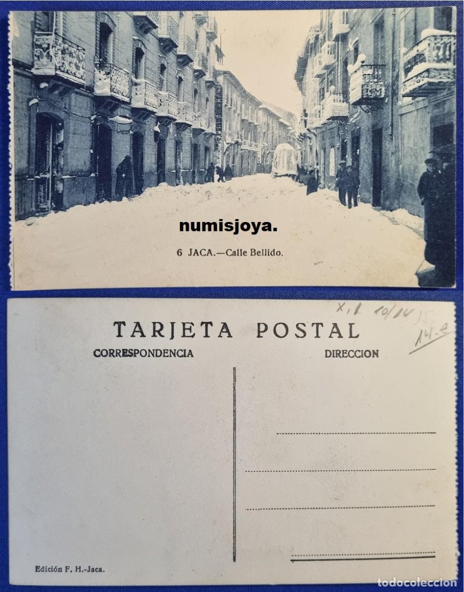 Postales: Postal de JACA Huesca Espa&ntilde;a a&ntilde;o 1910. CALLE BELLIDO. Ed. F. HERAS.