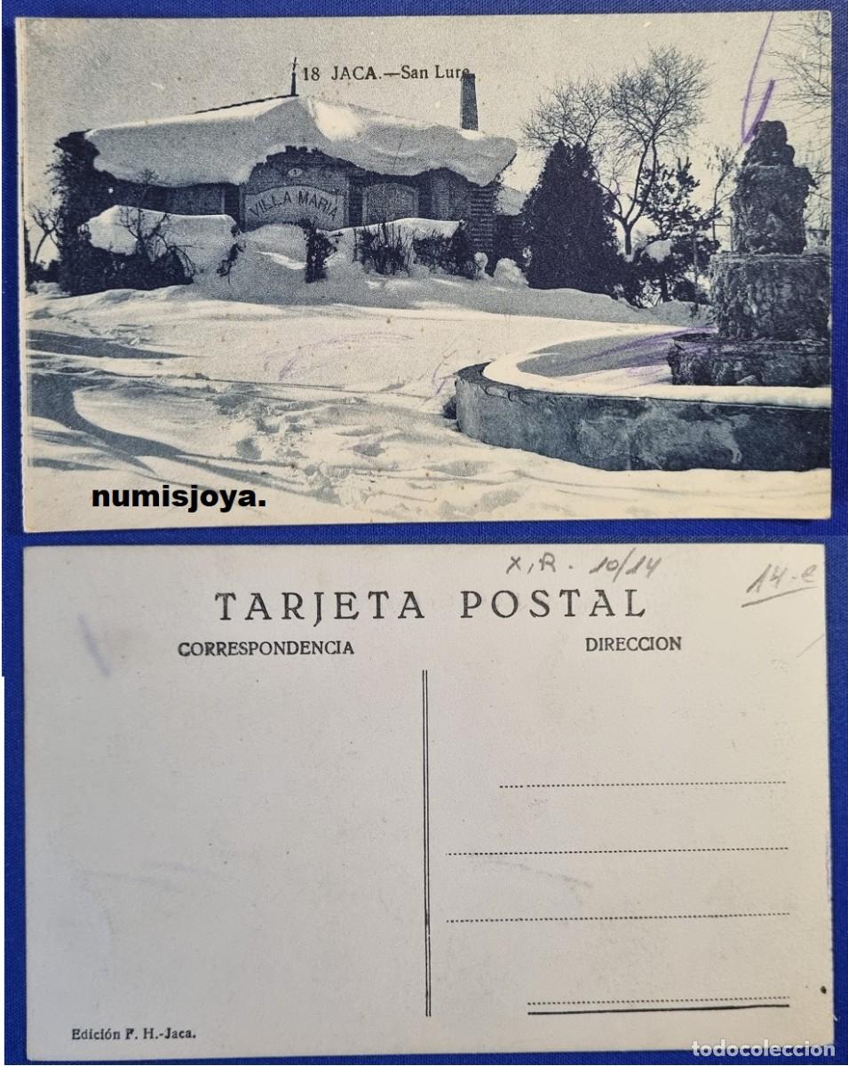 Postales: Postal de JACA Huesca Espa&ntilde;a a&ntilde;o 1910. SAN LURE. Ed. F. HERAS.