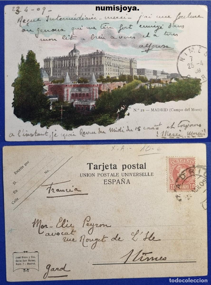 Postales: Postal de MADRID Espa&ntilde;a a&ntilde;o 1900. Campo del Moro. Reverso sin dividir. Purger.