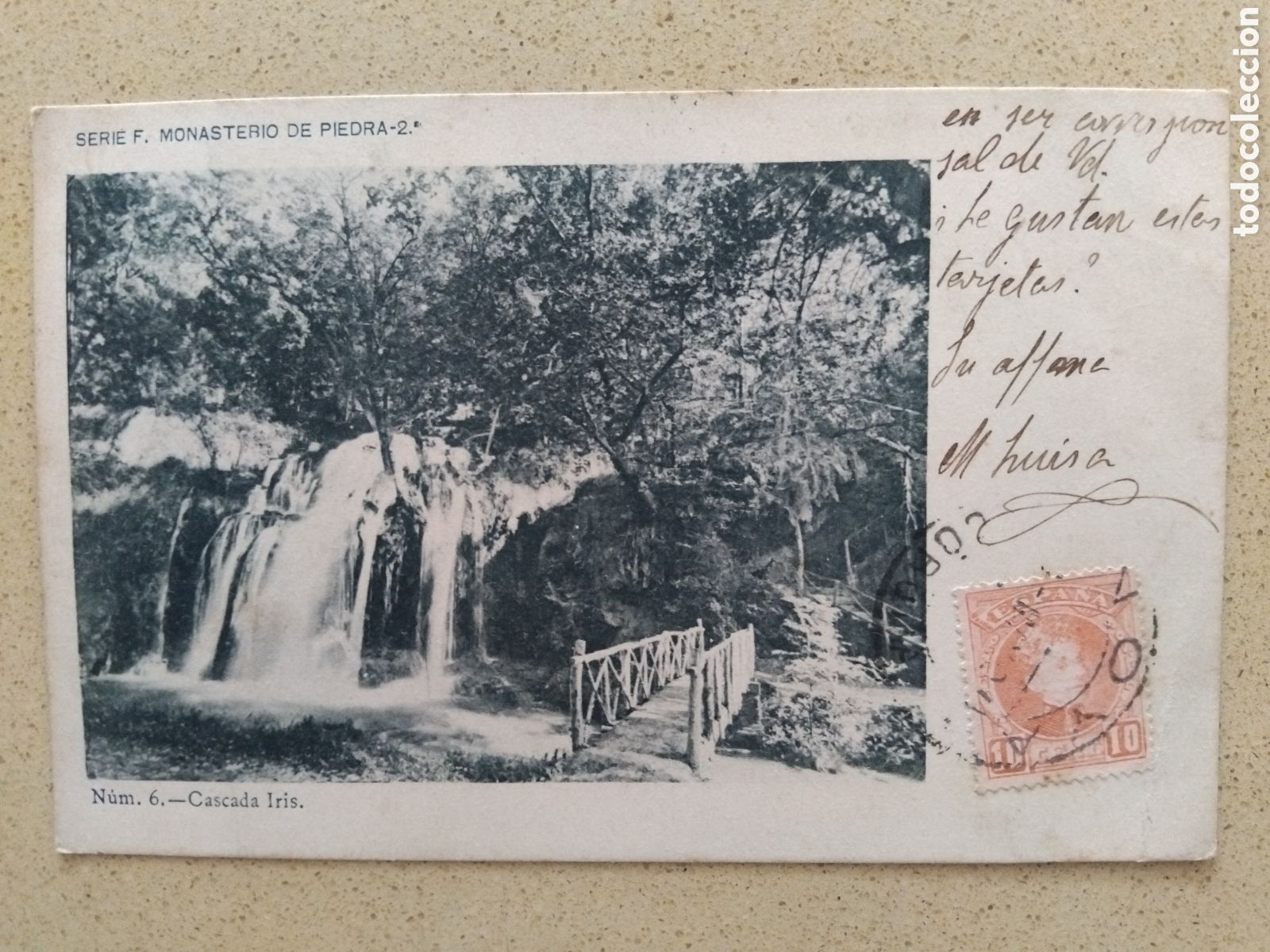 Postales: Postal serie F. Monasterio de Piedra