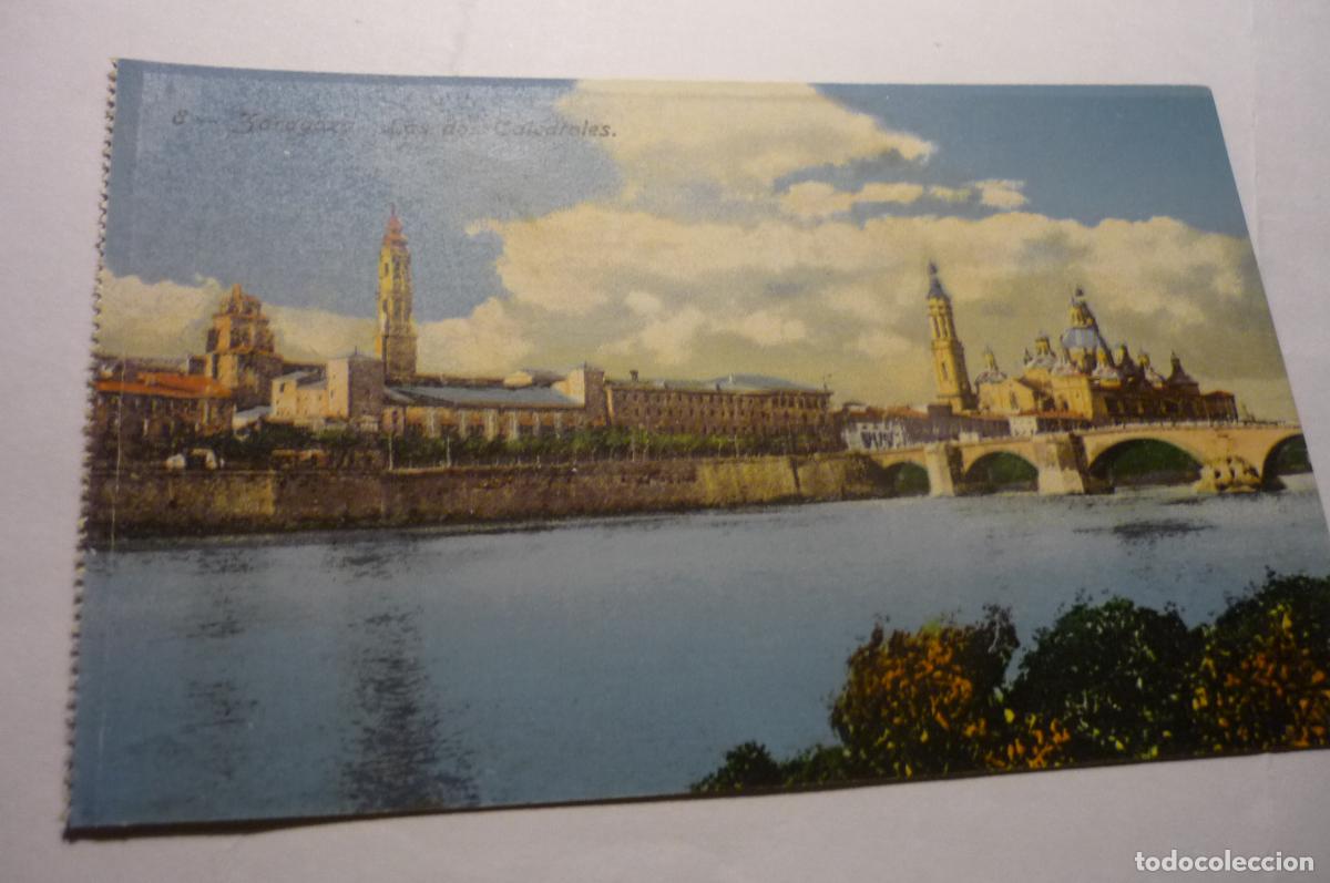 Postales: postal zaragoza las dos catedrales cm