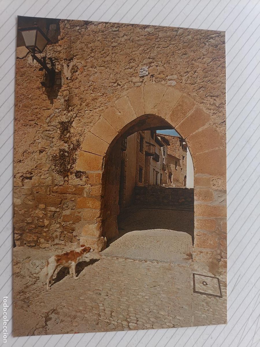 Postales: Mirambel, Teruel, escrita