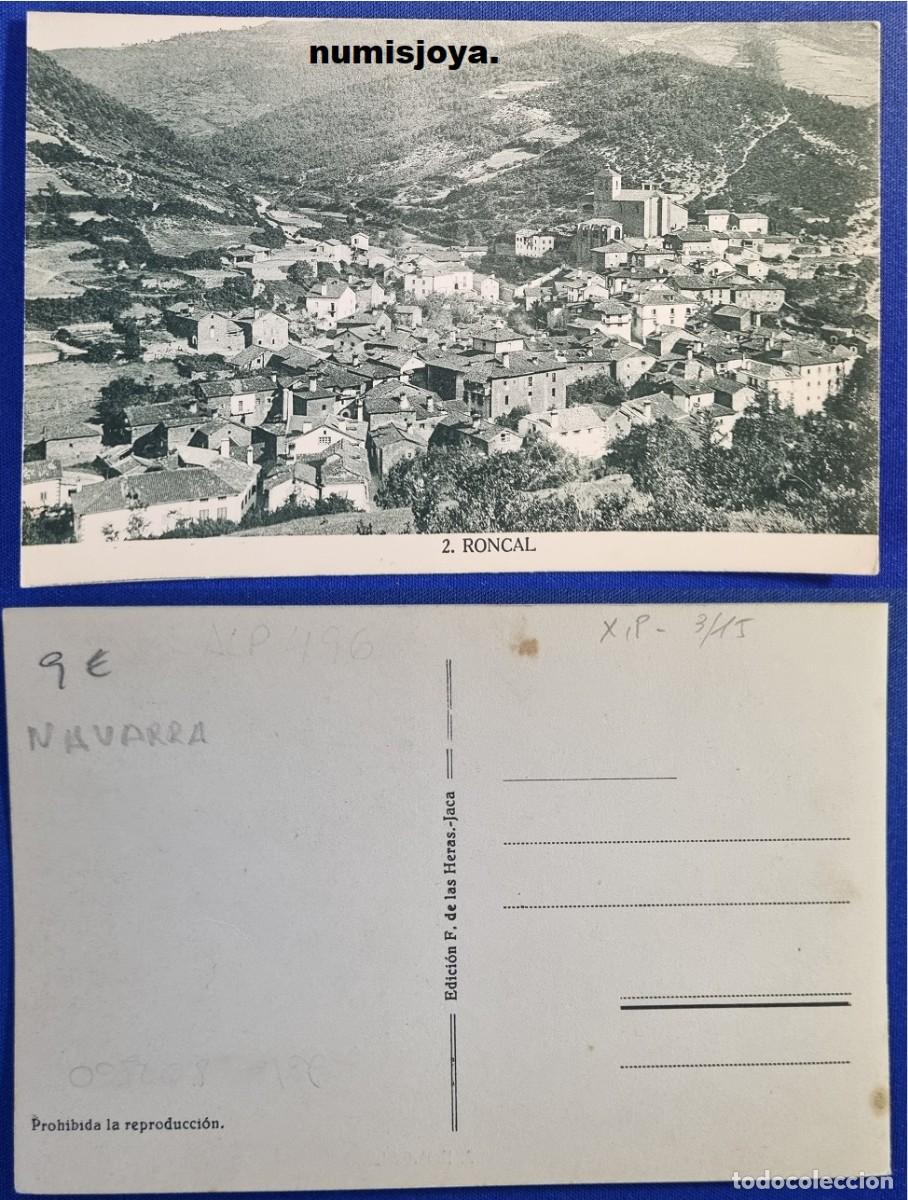 Postales: Postal de RONCAL (Navarra) Espa&ntilde;a a&ntilde;o 1910. FRONTON. Edic. F. HERAS.