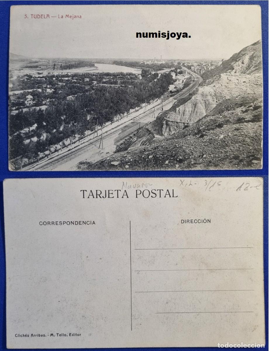 Postales: Postal de TUDELA(Navarra) Espa&ntilde;a a&ntilde;o 1910. LA MEJANA. Foto F. HERAS.
