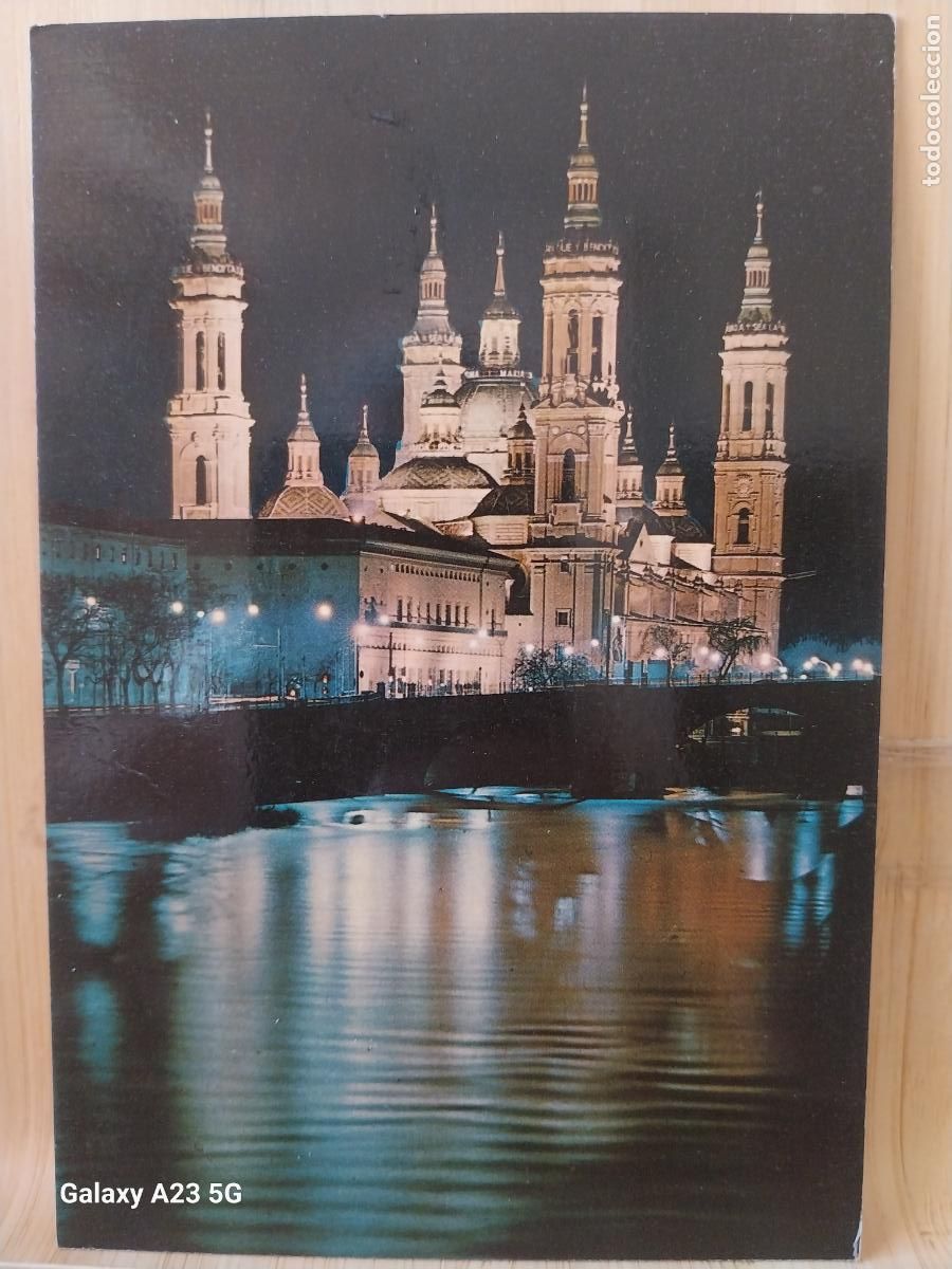 Postales: BASILICA DEL PILAR NOCTURNA ED GARRABELLA 124 SC ORIGINAL
