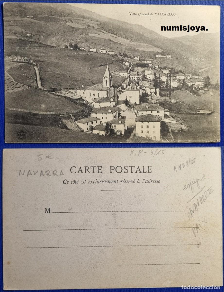 Postales: Postal VALCARLOS (Navarra) Espa&ntilde;a a&ntilde;o 1910. Espa&ntilde;a a&ntilde;o 1910. VISTA GENERAL.