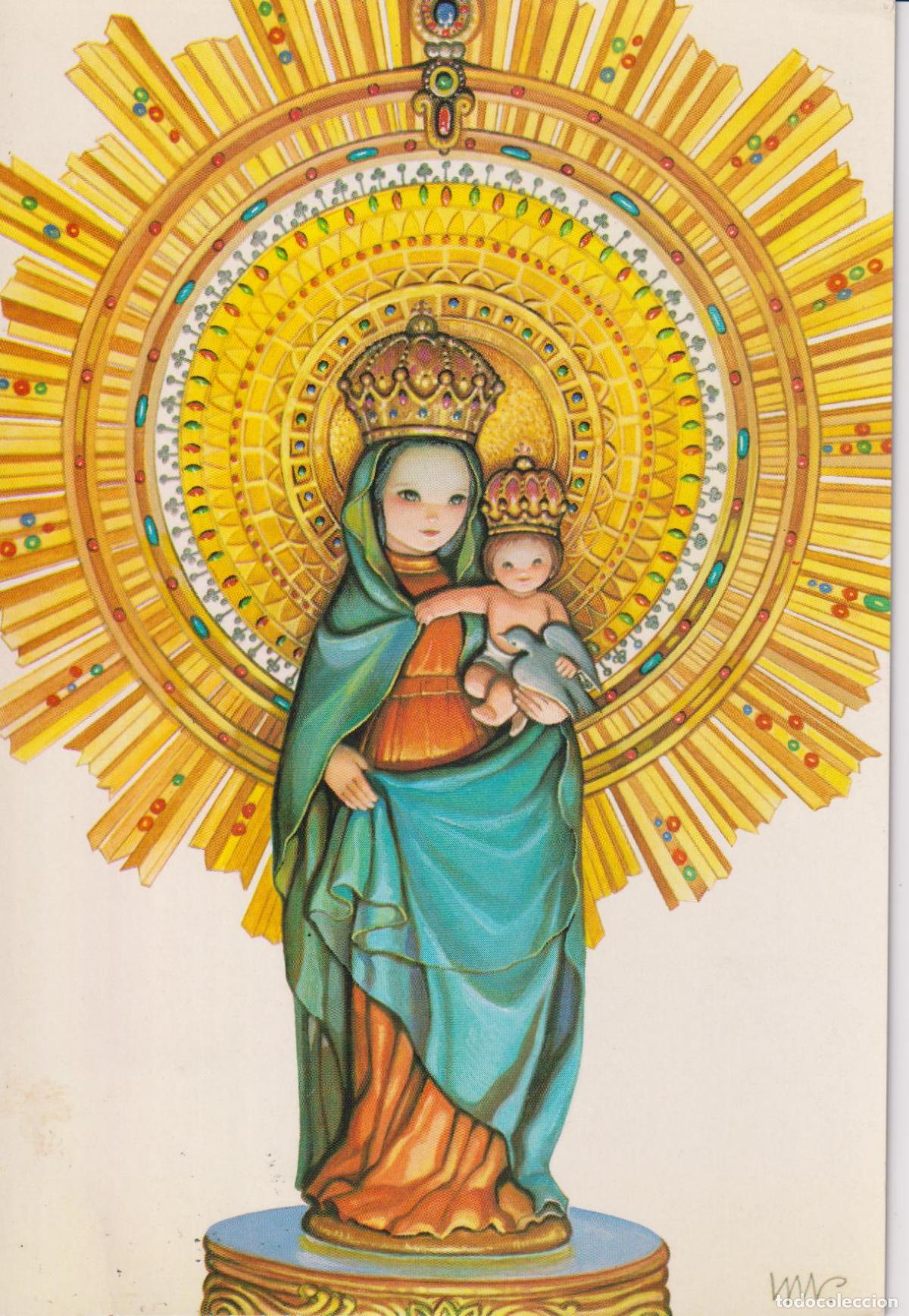Postales: SANTOS VIRGENES, NTRA. SRA. DEL PILAR, PATRONA DE LA HISPANIDAD - BERGAS 16 - CIRCULADA