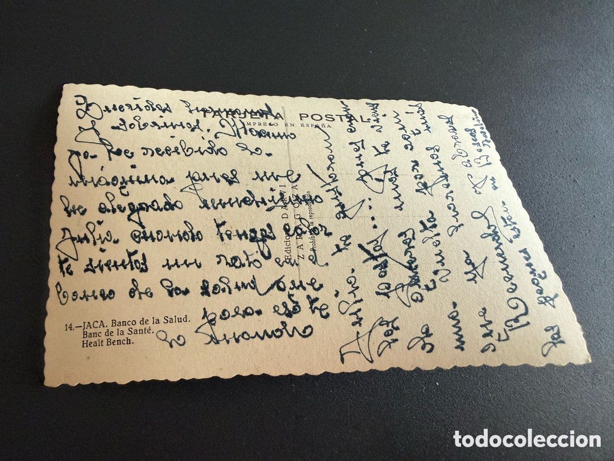 Postales: Postal. JACA. BANCO DE LA SALUD - Foto 2