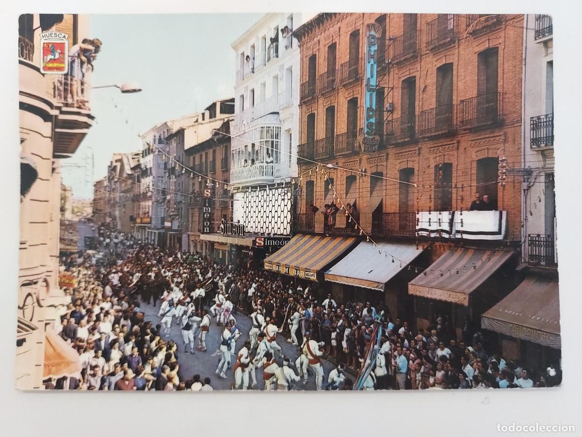 Postales: POSTAL HUESCA LOS TRADICIONALES DANZANTES. SIN CIRCULAR. PAPELERA OSCENSE