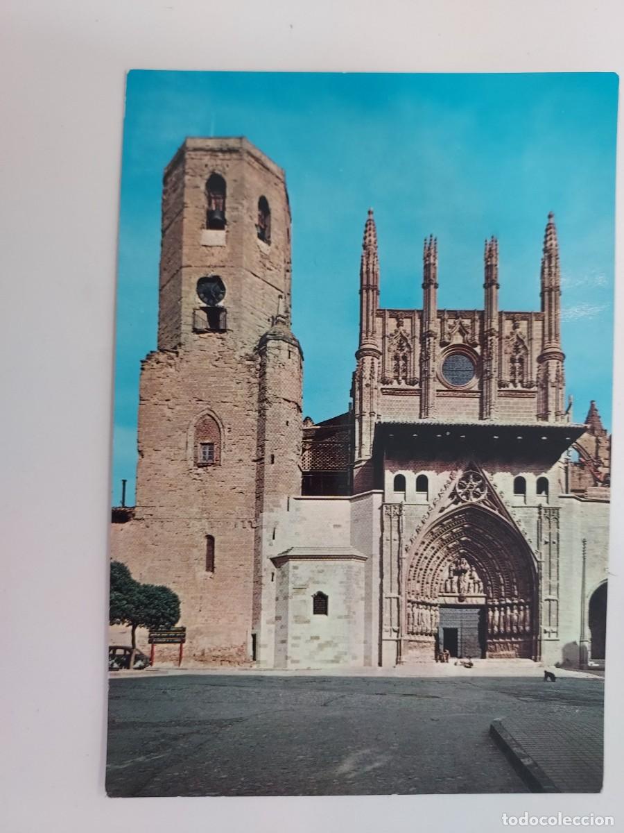 Postales: POSTAL HUESCA CATEDRAL. 1966. SIN CIRCULAR. TRASERA EN BLANCO. LITOGRAFIA MADRILE&Ntilde;A. HUESCA
