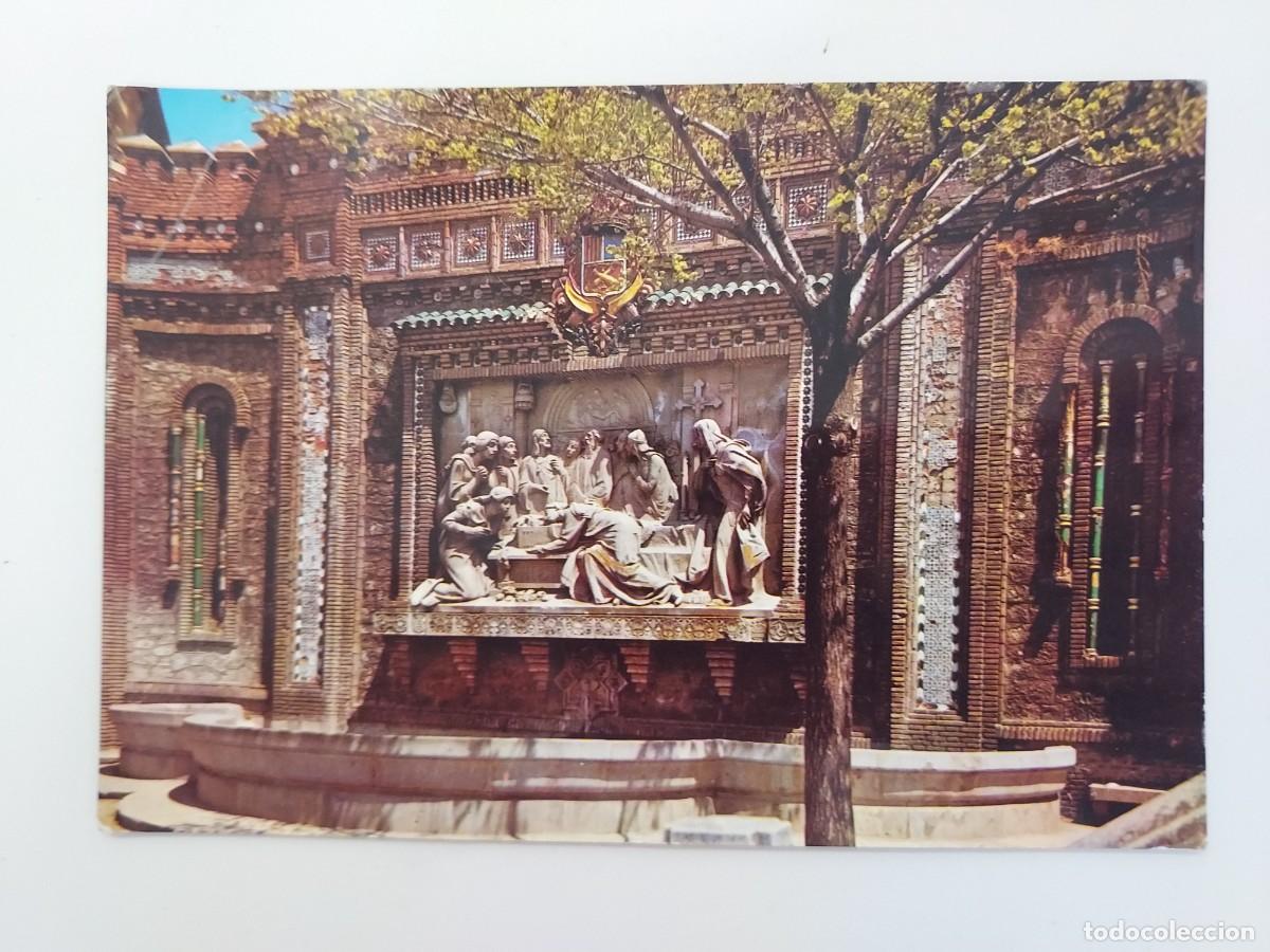 Postales: POSTAL TERUEL RETABLO DE LOS AMANTES EN LA ESCALINATA DEL OVALO. 1964. CIRCULADA. Aniceto Marinas