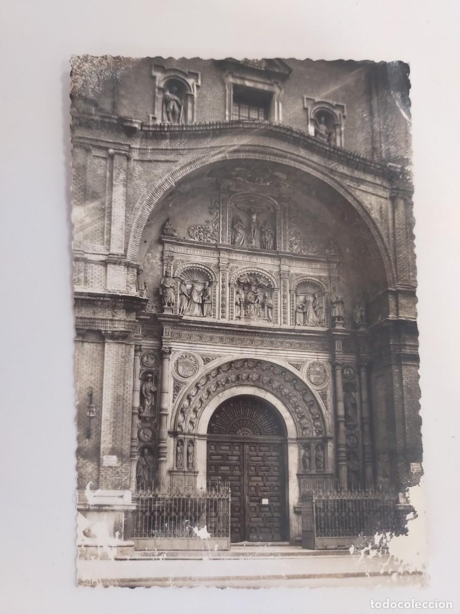 Postales: POSTAL ZARAGOZA IGLESIA DE SANTA ENGRACIA PORTADA. CIRCULADA 1954. SICILIA
