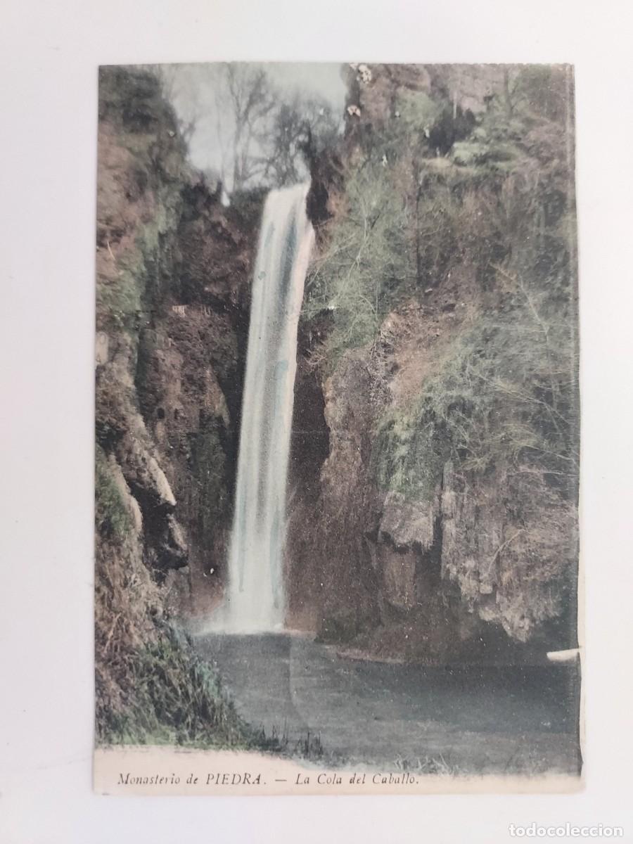 Postales: POSTAL MONASTERIO DE PIEDRA LA COLA DEL CABALLO. SIN CIRCULAR. ANTIGUA TIPO COLOREADA. ZARAGOZA