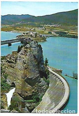 Postales: PANTANO DE LA PE&Ntilde;A, PRESA Y SOBRADERO.- HUESCA