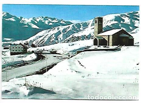 Postales: FORMIGAL ESTACION INVERNAL. IGLESIA MOZARABE DE BESARAN.- SALLENT DE GALLEGO