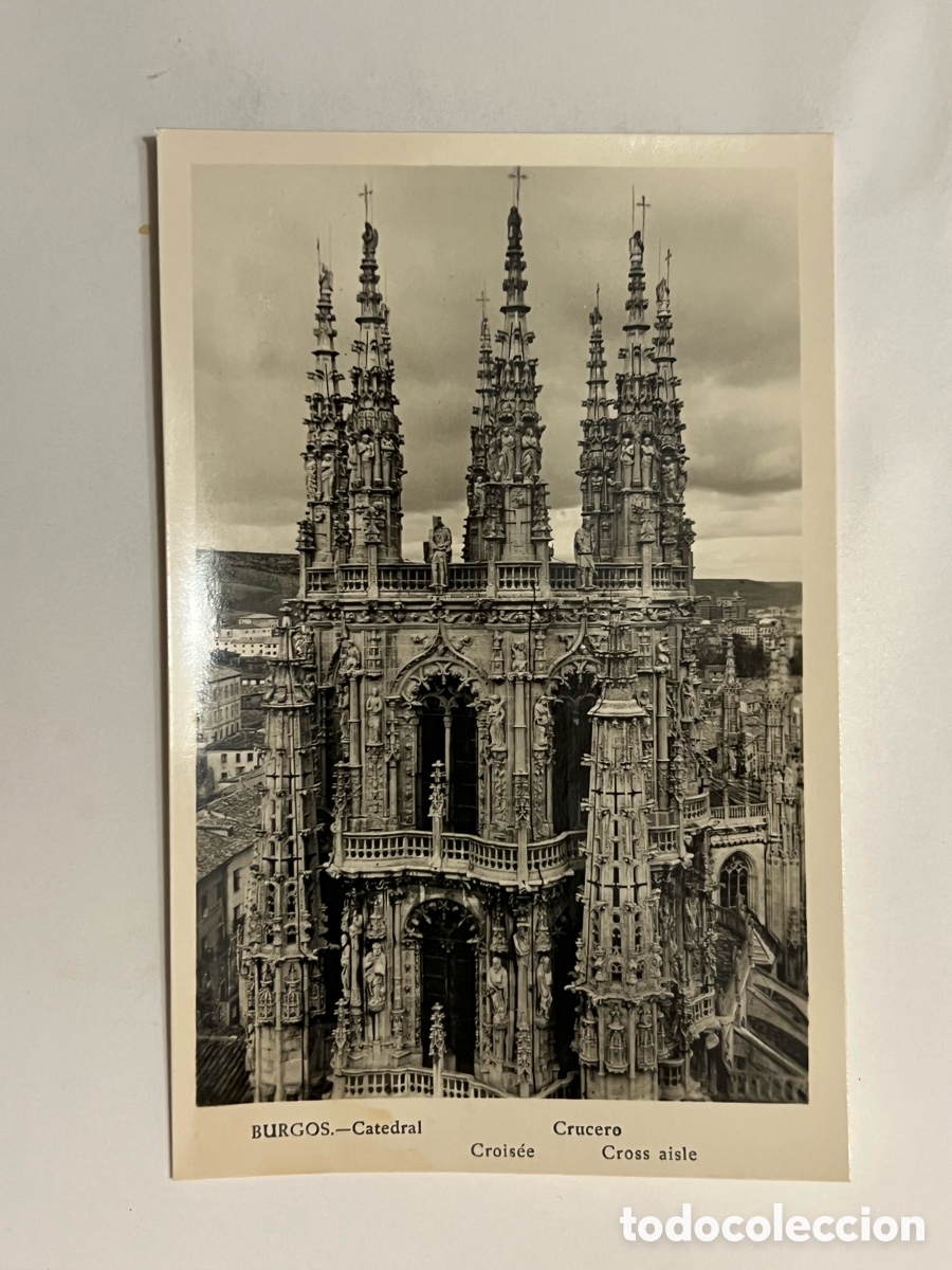 Postales: BURGOS. Postal Catedral Crucero.. Sin datos editor.. (h.1950?) S/C