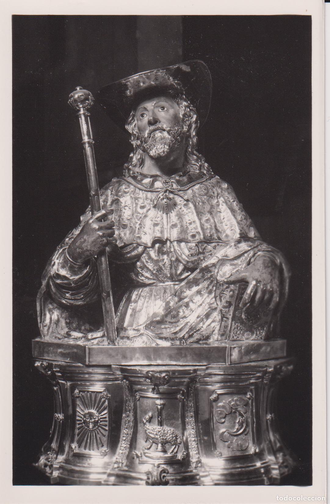 Postales: ZARAGOZA, BAS&Iacute;LICA DEL PILAR. BUSTO DE SANTIAGO (PLATA REPUJADA) - GARCIA GARRABELLA N&ordm;84 - S/C