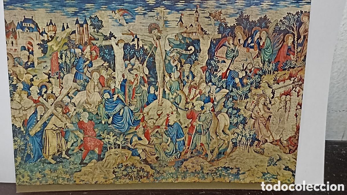 Postales: MINT Zaragoza catedral de la seo museo de tapices la crucificaci&oacute;n