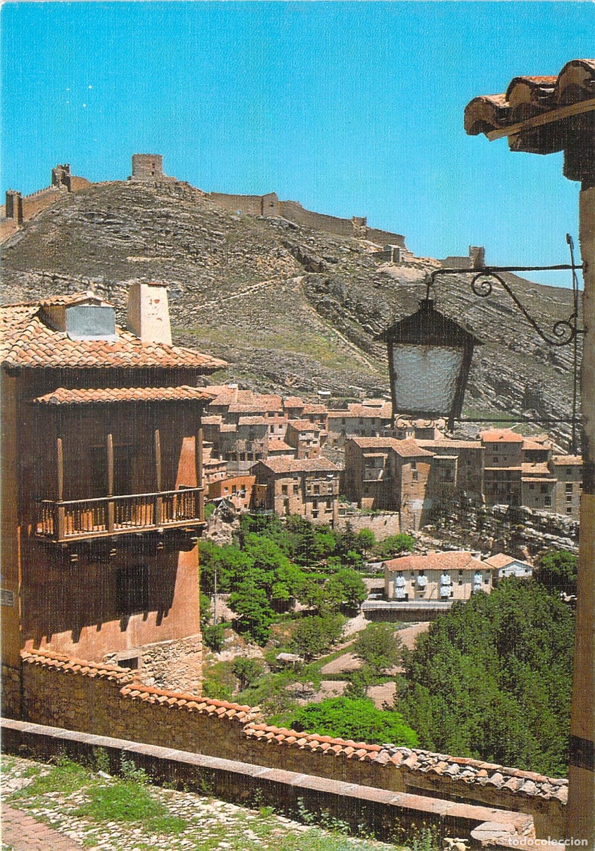 Postales: Postal de Albarracin Teruel Vista Parcial y Muralla