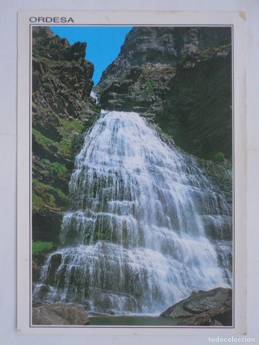 Postales: POSTAL DEL PARQUE NACIONAL DE ORDESA ( HUESCA ): CASCADA COLA DE CABALLO
