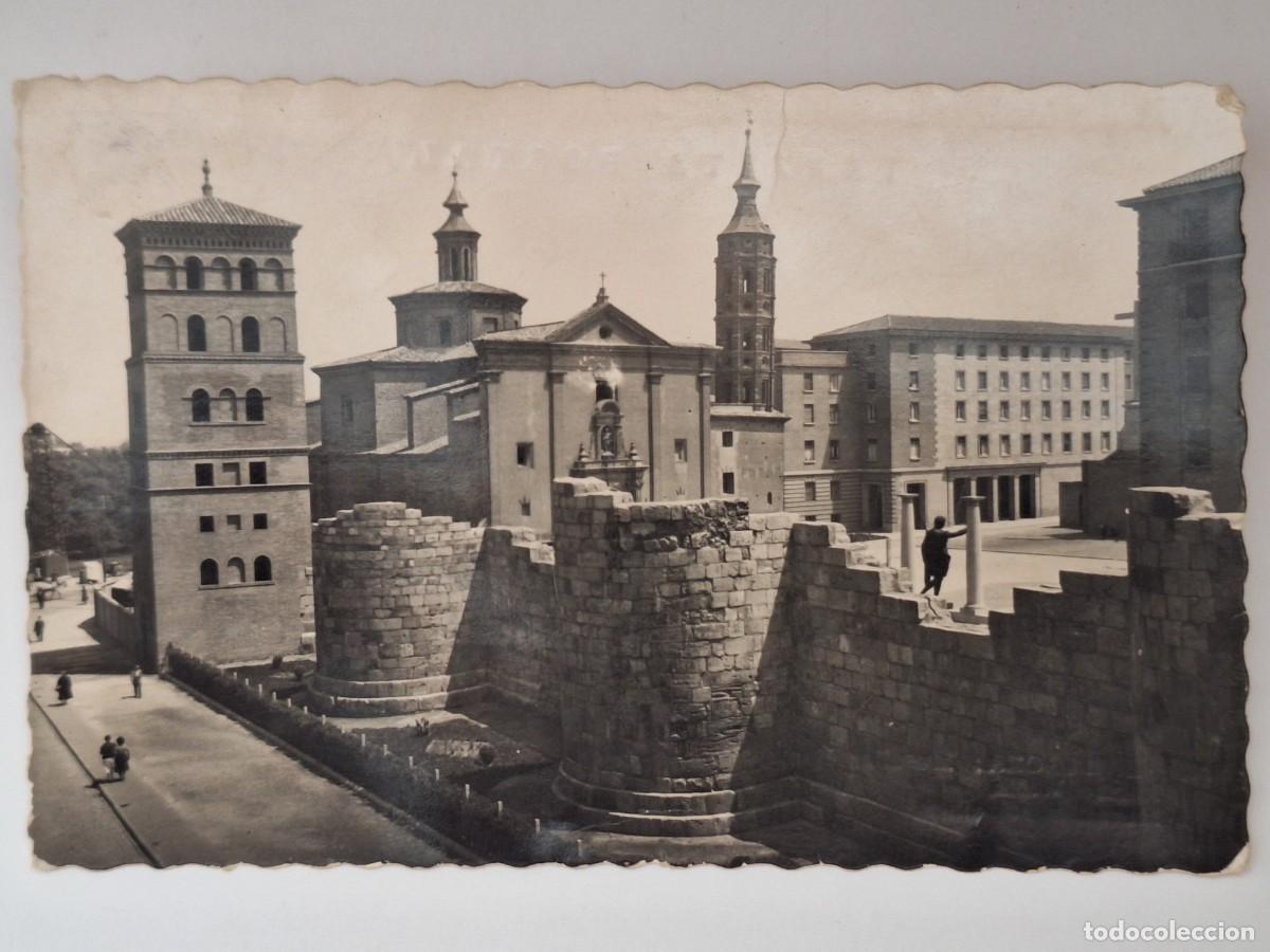 Postales: TARJETA POSTAL ZARAGOZA MURALLAS ROMANAS RV 3097
