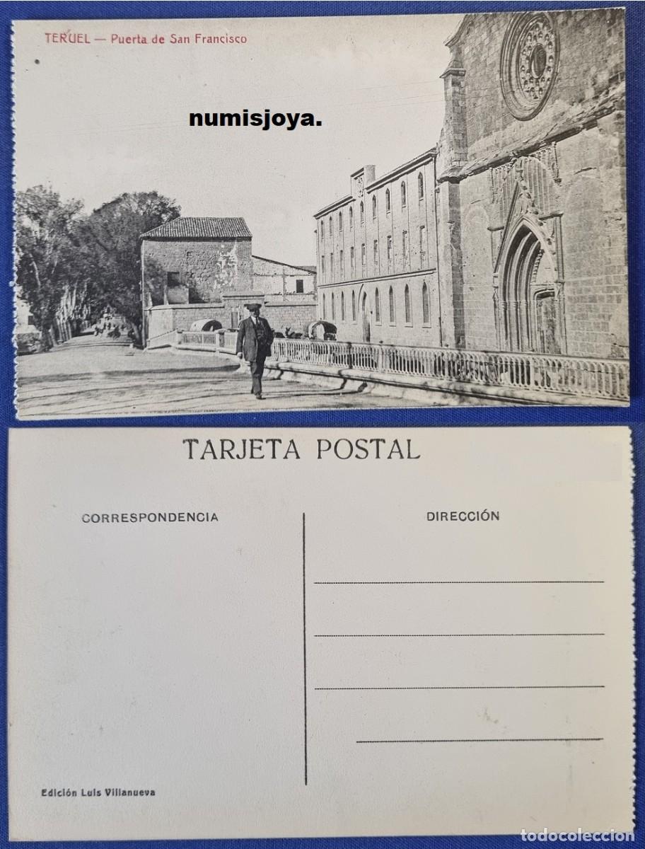 Postales: Postal de TERUEL Espa&ntilde;a a&ntilde;o 1910. Plaza del Mercado. Ed. Luis Villanueva.