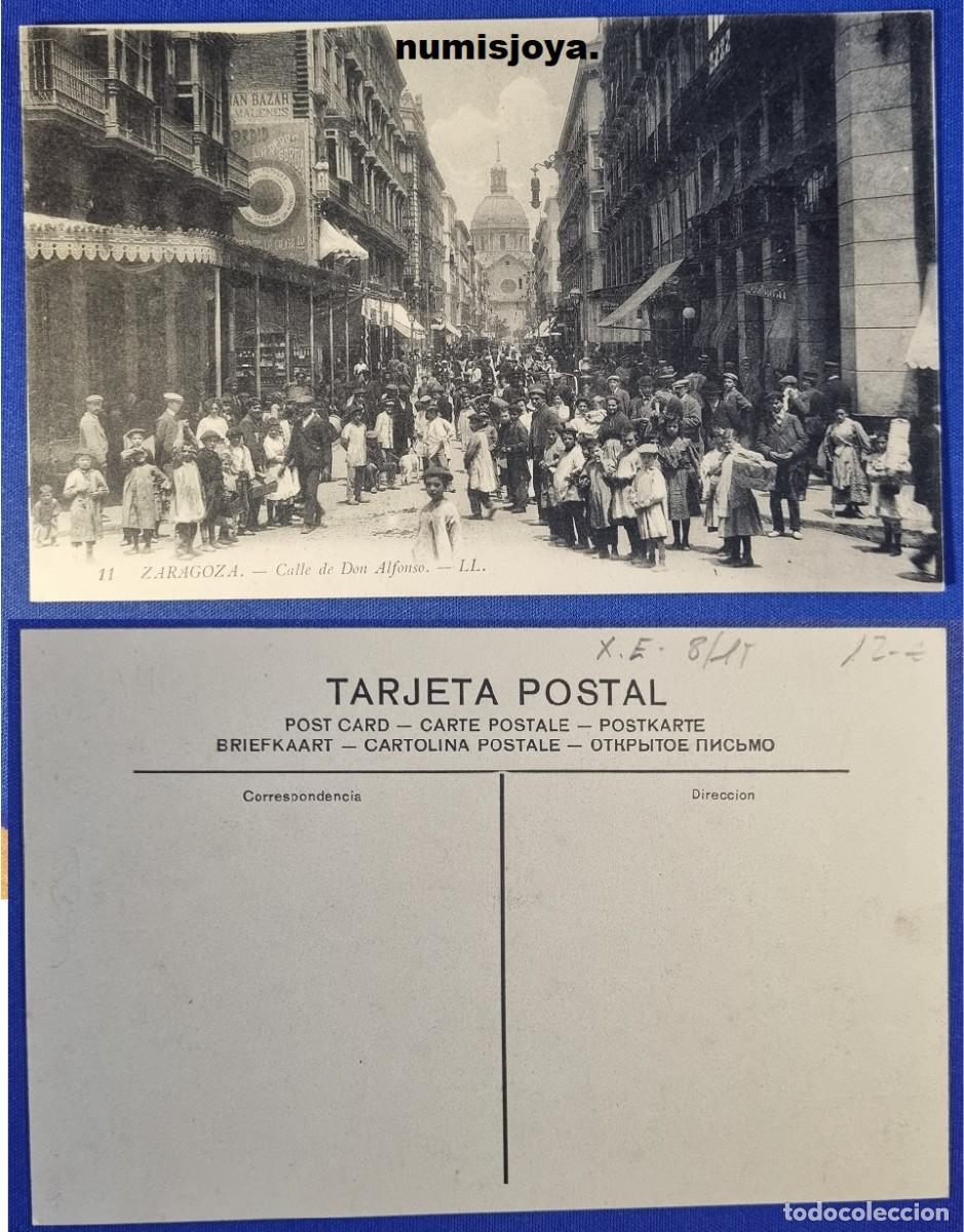 Postales: Postal de ZARAGOZA Espa&ntilde;a a&ntilde;o 1910. Paseo de la Independencia. Ed. LL.