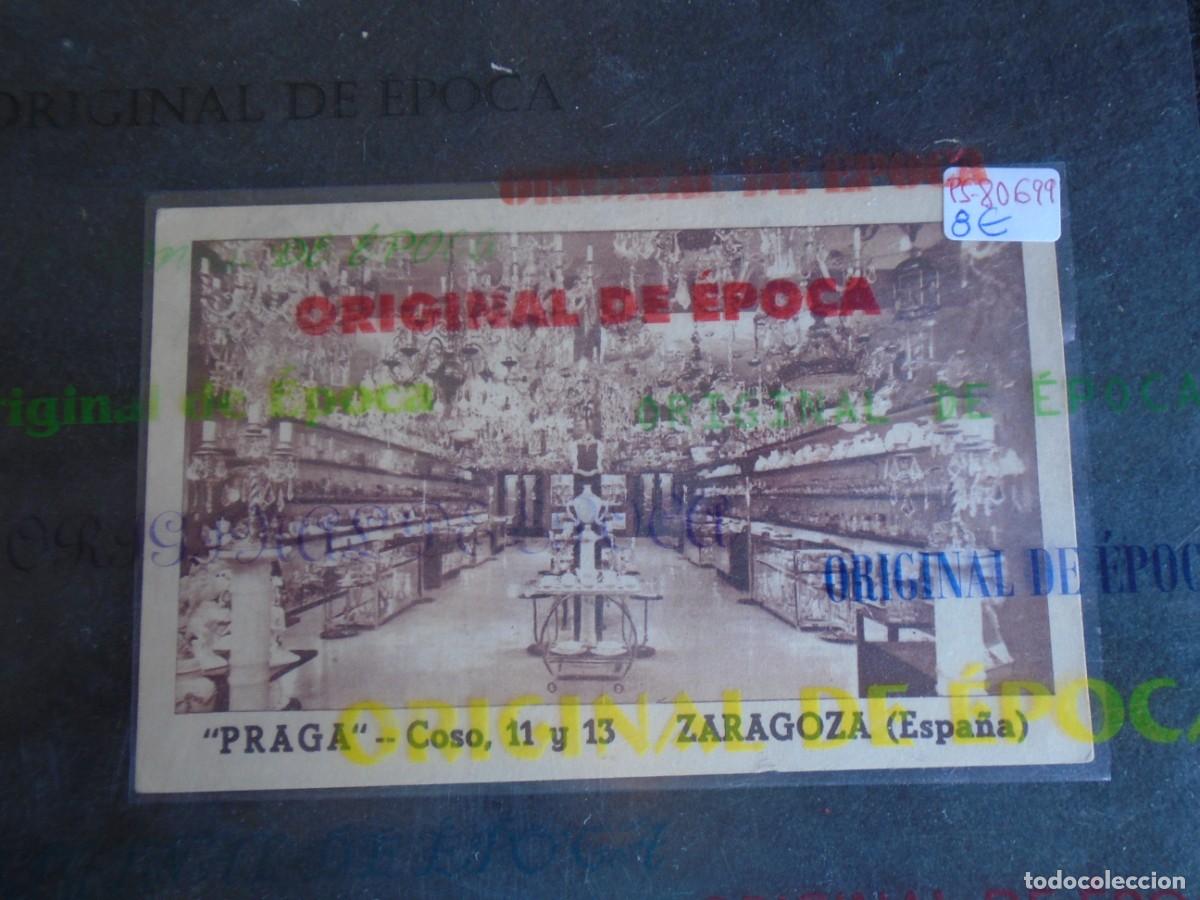 Postales: (PS-80699)POSTAL DE ZARAGOZA-PRAGA.BRONCES,CRISTALERIA,ORFEBRERIA,ETC.