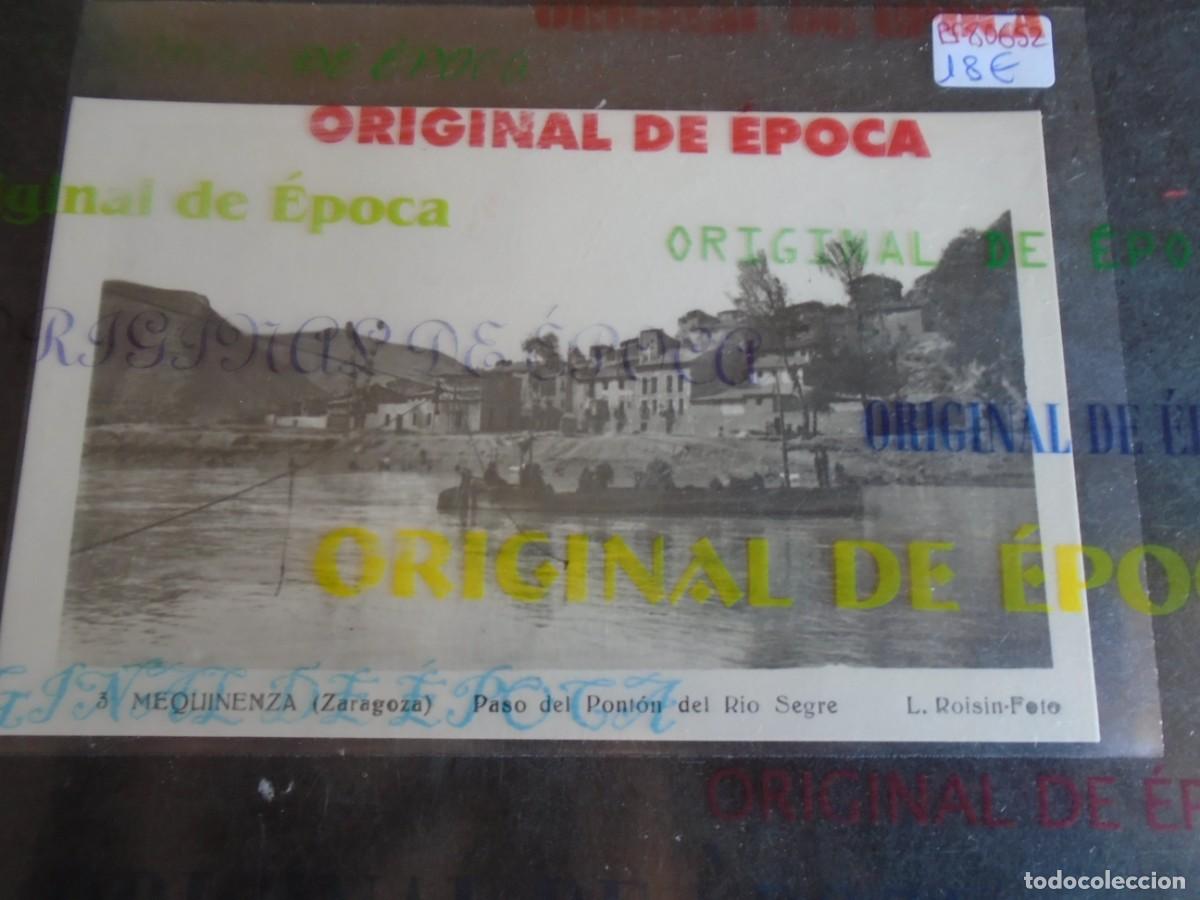 Postales: (PS-80652)POSTAL DE MEQUINENZA(ZARAGOZA)-PASO DEL PONTON DEL RIO SEGRE