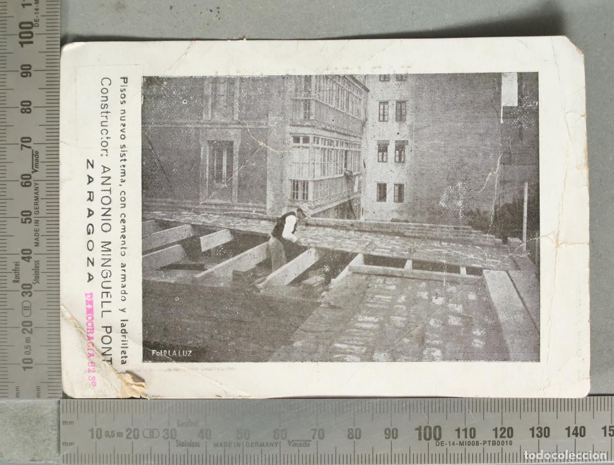 Postales: Pisos nuevo sistema con cemento armado y ladrilleta - Antonio Minguell Pont, Zaragoza - Foto La Luz