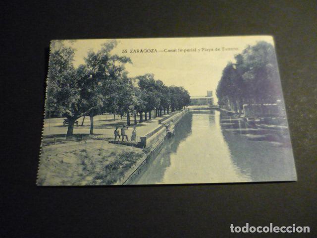 Cartes Postales: ZARAGOZA CANAL IMPERIAL Y PLAYA DE TORRERO