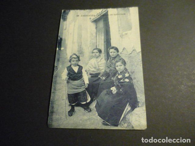 Cartes Postales: ZARAGOZA UN GRUPO DE BATURRICOS