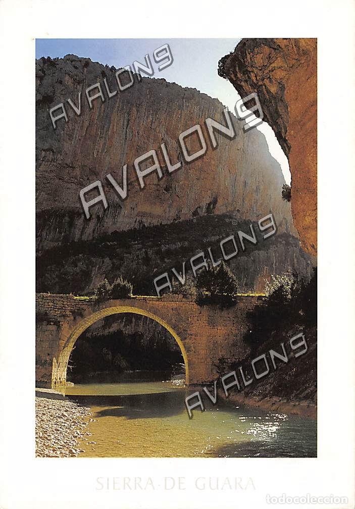 Postales: R&iacute;o Vero, puente de Villacantal en Alquezar (Huesca) - Sin Circular